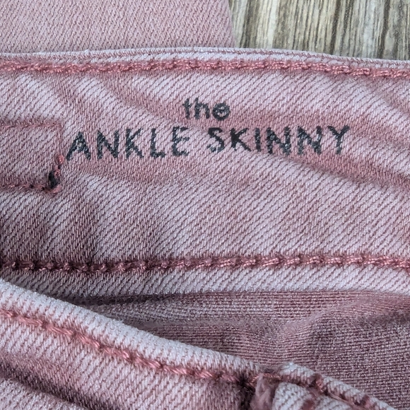 Liverpool Size 8 Dusty Pink Skinny Jeans Stretch - Picture 5 of 12
